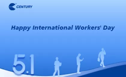 Annuncio delle vacanze di maggio del giorno dei lavoratori internazionali del 2024