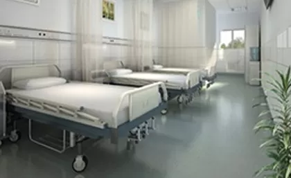 Lino ospedaliero con etichetta elettronica per fermare le perdite